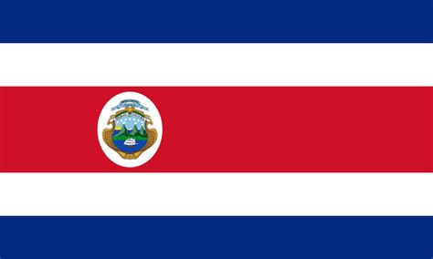 imagen de la bandera de costa rica